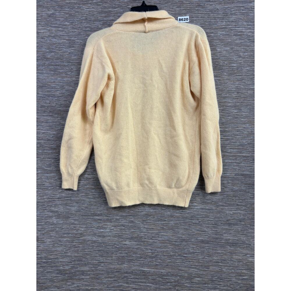 VTG Carraig Donn Ireland Turtleneck knit Sweater Womens S Cream Wool Angora - Picture 2 of 6